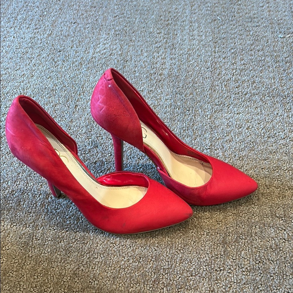 Elegant Red Women's Heels